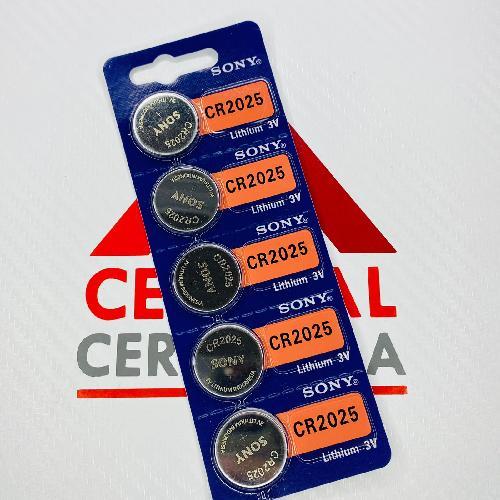 Baterias Sony CR2025 5Piezas (Caja I18)
