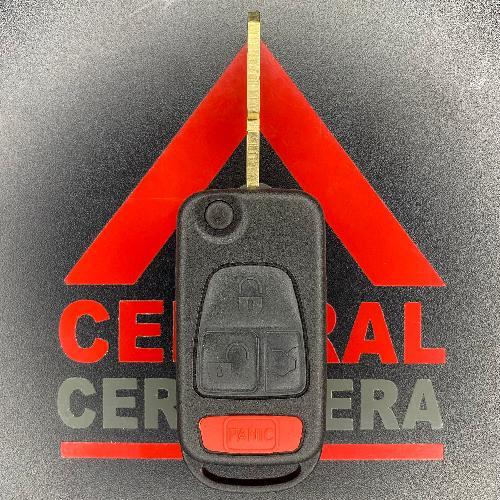 Carcasa Llave Control Flip 4B Mercedes Benz 4 Facetas (W33)