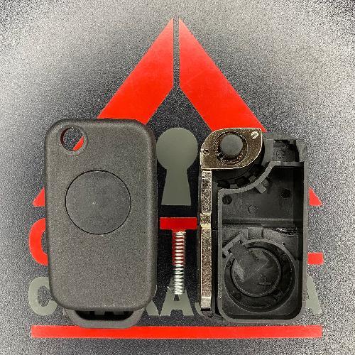 Carcasa Llave Control Flip 1B Mercedes Benz 2 Facetas (W35)