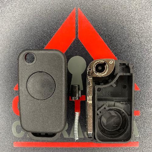 Carcasa Llave Control Flip 1B Mercedes Benz 4 Facetas (W36)