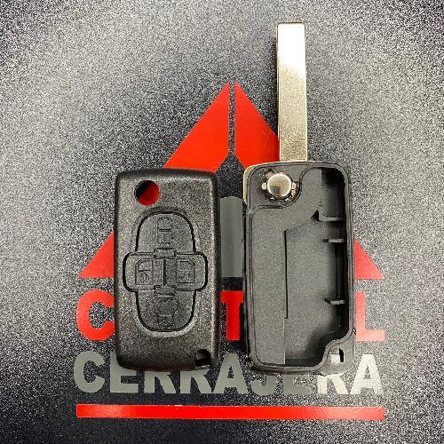 Carcasa Llave Control Flip 4B Peugeot (Y08)