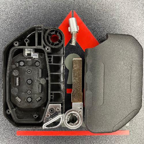 Carcasa Llave Control Flip 4B Jeep (Ee27)
