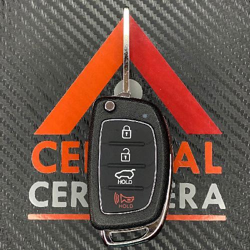 Carcasa Llave Control Flip 4B Hyundai / Kia Inserto Corte Izquierdo (Kkk09)