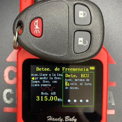 Control remoto 3B CHEVROLET 15100811 /KOBGT04A/315MHZ