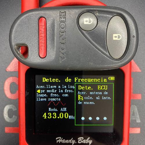 Control remoto 3B HONDA /A269ZUA106 /433MHZ