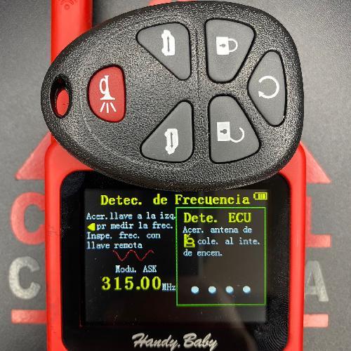 Control remoto 6B GENERICO CHEVROLET 15114376 /KOBGT04A/315MHZ