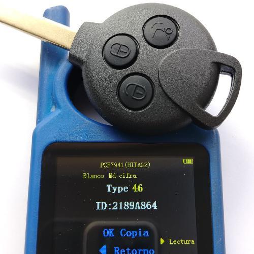 Llave Control 3B Smart Genérico KR55WK45144/ID46/433MHZ/