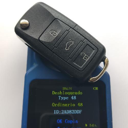 Llave Control Flip 4B Volkswagen Genérico 1J0959753Ah ID48 Can 433MHZ