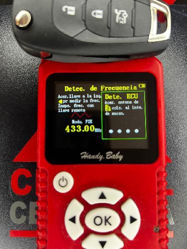 Llave Control Flip 3B Chevrolet Genérica 4A Chip 433MHZ