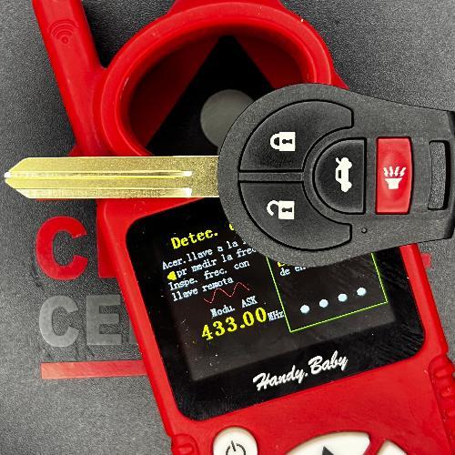 Llave Control Nissan 4B ID46 433MHZ