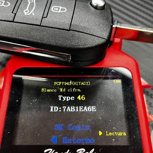 Llave Control 3B Peugeot Citroen VA2 ID46 433MHZ
