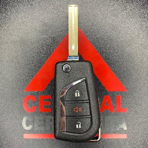 Llave Control Flip Toyota Sin Chip BA2TA 433MHZ