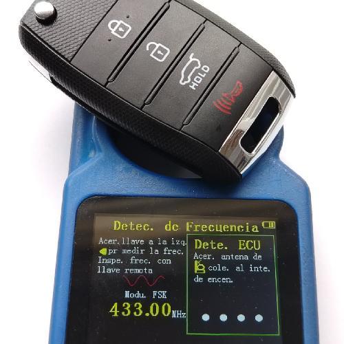 Llave Control Kia 4B Genrico, TQ8-RKE-4F27, Sin Chip, 433MHZ