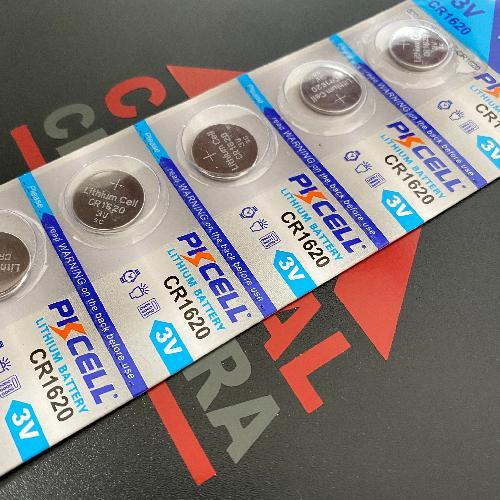 Baterias / Pikcell / CR1620 / 5Piezas (Caja C17)