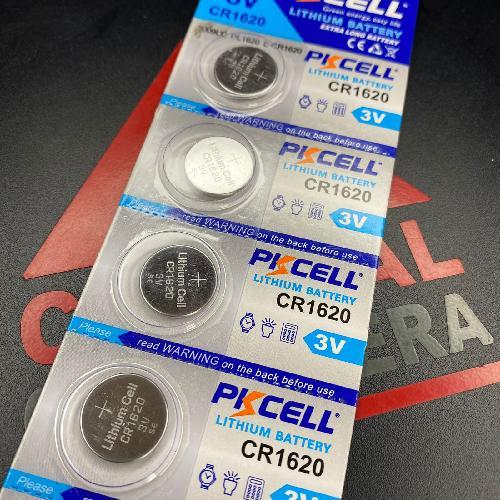 Baterias / Pikcell / CR1620 / 5Piezas (Caja C17)