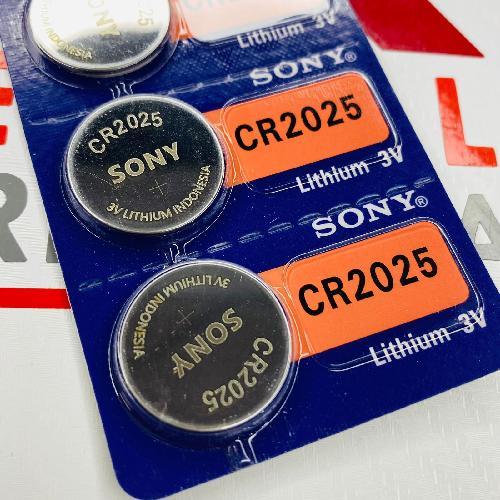 Baterias Sony CR2025 5Piezas (Caja I18)