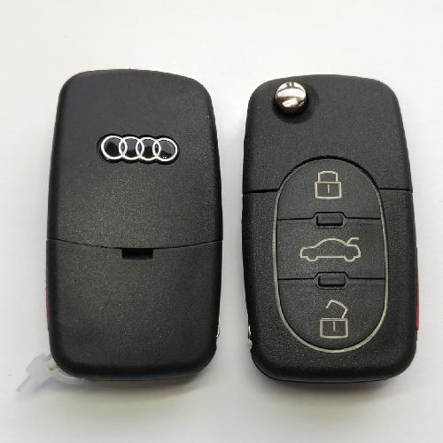 Carcasa Control 4B Volkswagen Logo Varia Audi Vw Pila Grande / Boton Redondo (T35)