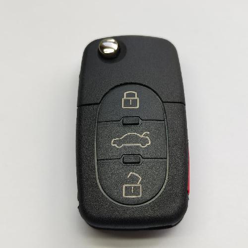 Carcasa Control 4B Volkswagen Logo Varia Audi Vw Pila Grande / Boton Redondo (T35)