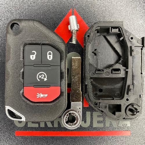 Carcasa Llave Control Flip 4B Jeep (Ee27)