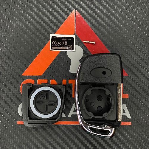 Carcasa Llave Control Flip 4B Hyundai / Kia Inserto Corte Izquierdo (Kkk09)