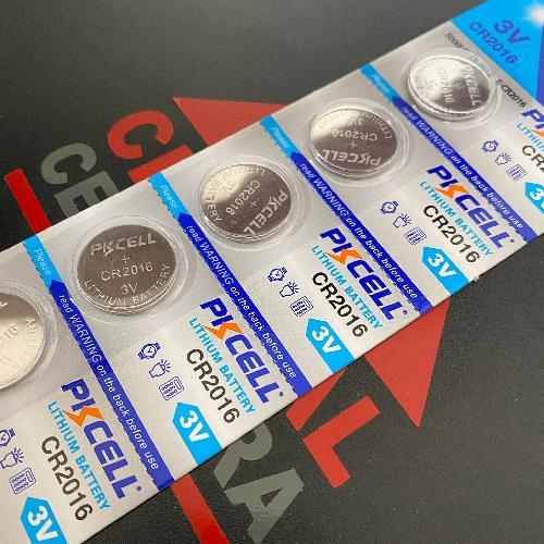 Baterias / Pikcell / CR2016 / 5Piezas (Caja C10)