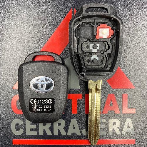 Carcasa Llave Control 3B Toyota (Bandeja J01)