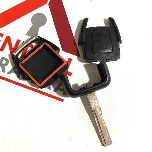 Carcasa Llave Control Opel Entrada Llave Rara Hu43 (Inserto 660