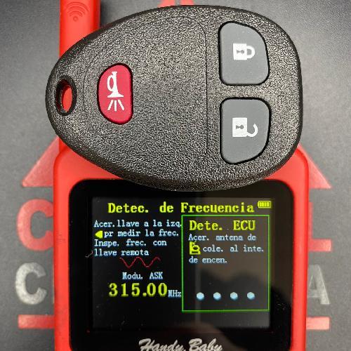 Control remoto 3B CHEVROLET 15777636 KOBGT04A 315MHZ