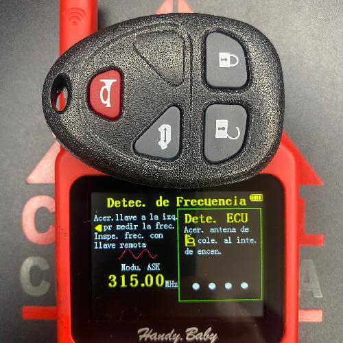 Control remoto 4B CHEVROLET 15788021/KOBGT04A/315MHZ