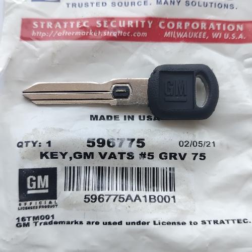 Llave CON CHIP /vats #5/DOBLE CORTE/B86