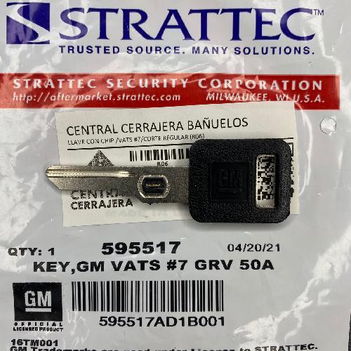 Llave CON CHIP /vats #7/CORTE Regular