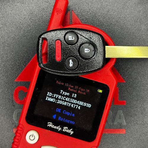 Llave Control 4B Honda Genérico OUCG8D-380H-A ID13 315MHZ
