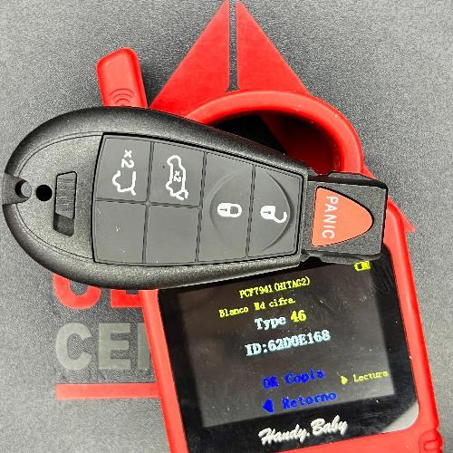 Llave Control 5B Dodge Genérico FOBIK B ID46 433MHZ