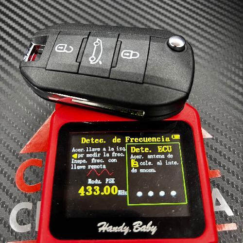Llave Control 3B Peugeot Citroen VA2 ID46 433MHZ
