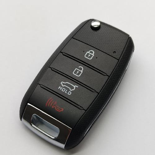 Llave Control Kia 4B Genrico, TQ8-RKE-4F27, Sin Chip, 433MHZ