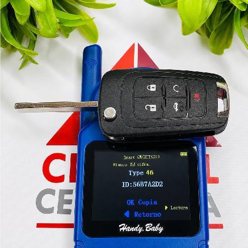Llave Control Flip Proximidad 5B Chevrolet Original 59211873 HU100 315MHZ
