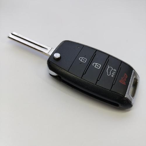 Llave Control Flip 4B Kia OEM Usada Osloka- 875T No Chip 433MHZ Corte Regata