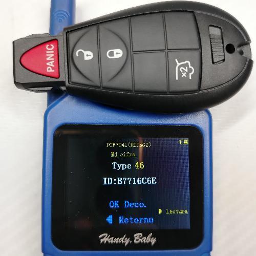 Llave Control 4B Jeep OEM FOBIK B/ID46/433MHZ