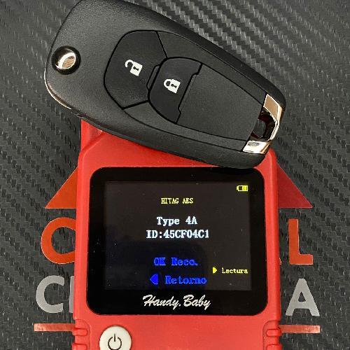 Llave Control Flip 2B Chevrolet Original 4A Chip 433MHZ