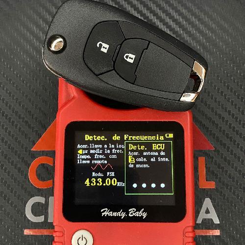 Llave Control Flip 2B Chevrolet Original 4A Chip 433MHZ