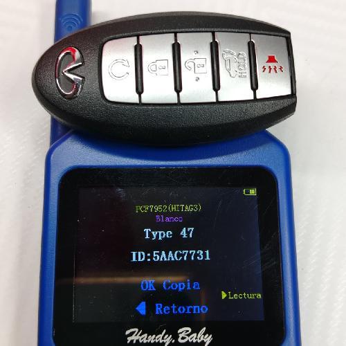Proximidad 5B Infiniti Original KR5S180144014/S180144014 Chip ID47/433MHZ