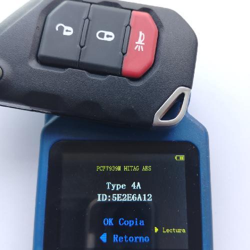 Llave Control Flip 3B Prox Logo Jeep OHT1130261 Chip 4A 433MHZ