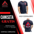 CAMISETA CENTRAL CERRAJERA  SOYCERRAJERO (CAMISETA   M   NEGRA)