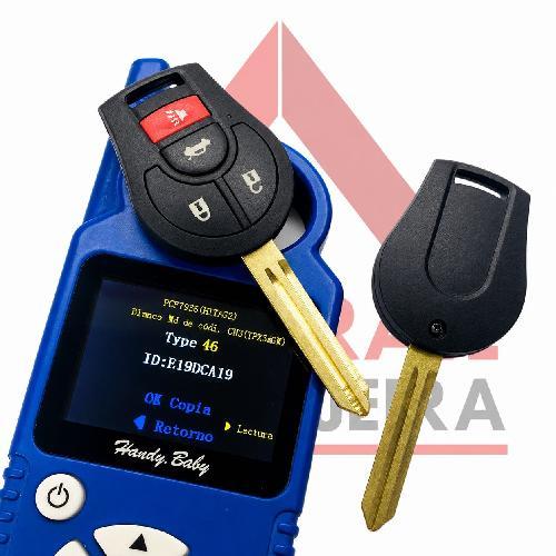 Llave Control Nissan 4B ID46 433MHZ