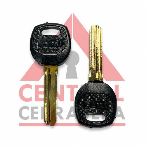 LLAVE PLASTICA FORJA PUNTOS CHAPA CHINA 35MM.L 8.7MM.A 2.2MM.G (CAJA J06)